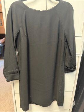 Banana Republic Black Classic Boatneck dress